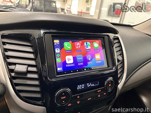 Autoradio Alpine iLX-W690D installato su Fiat Fullback - carplay screen