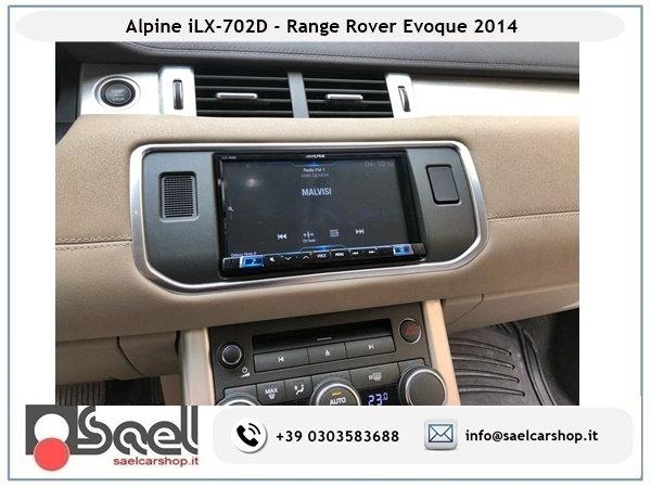 alpine ilx-702d Range Rover Evoque