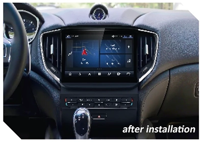 autoradio-car-tablet-carplay-maserati-ghibli-m157-after-installation