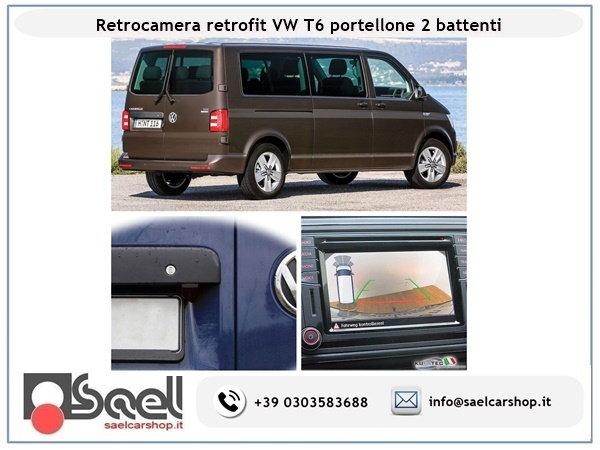 retrocamera retrofit vw t6 portellone 2 battenti