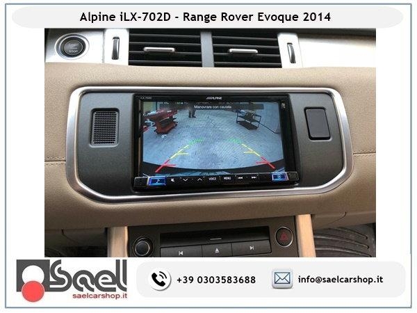 alpine ilx-702d Range Rover Evoque