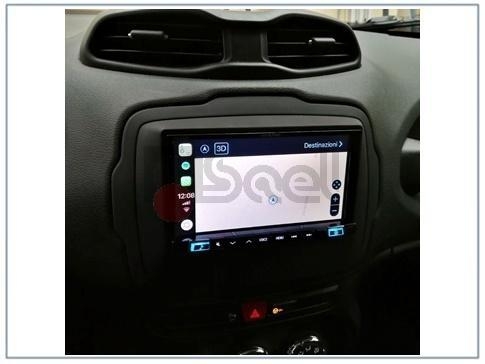 Alpine iLX-702D Jeep Renegade Apple CarPlay Android Auto