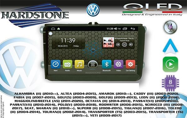 Autoradio Car Tablet custom fit per VW con CarPlay